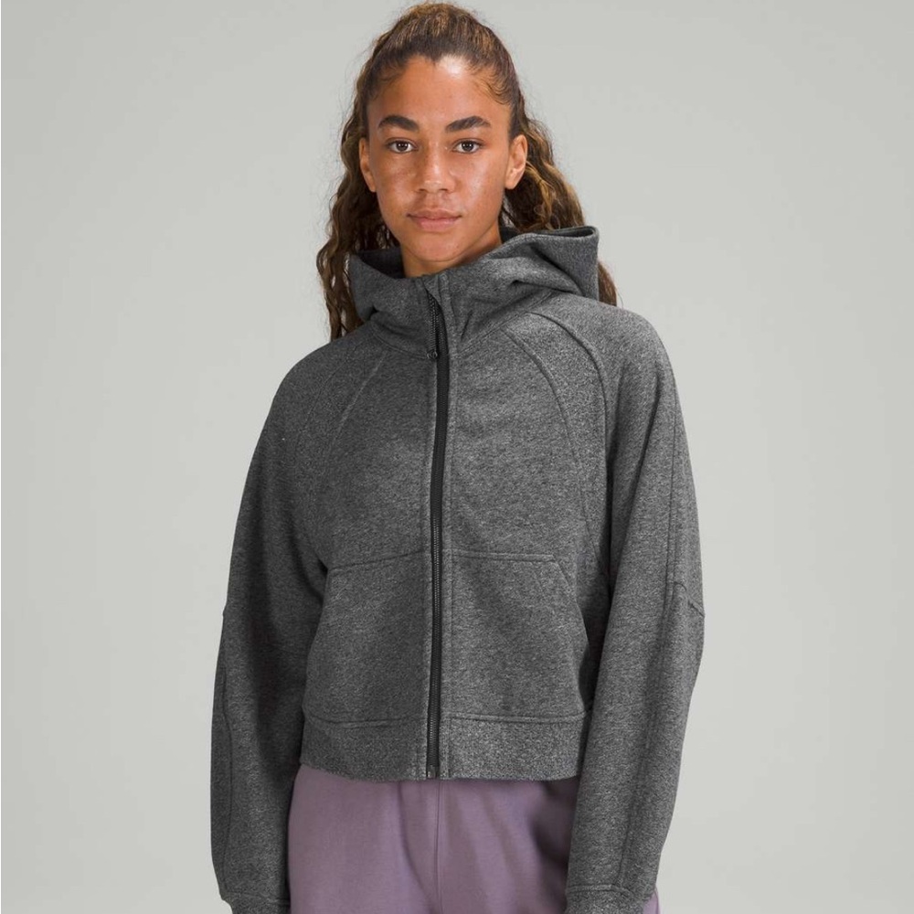lulu scuba heathered gray oversized